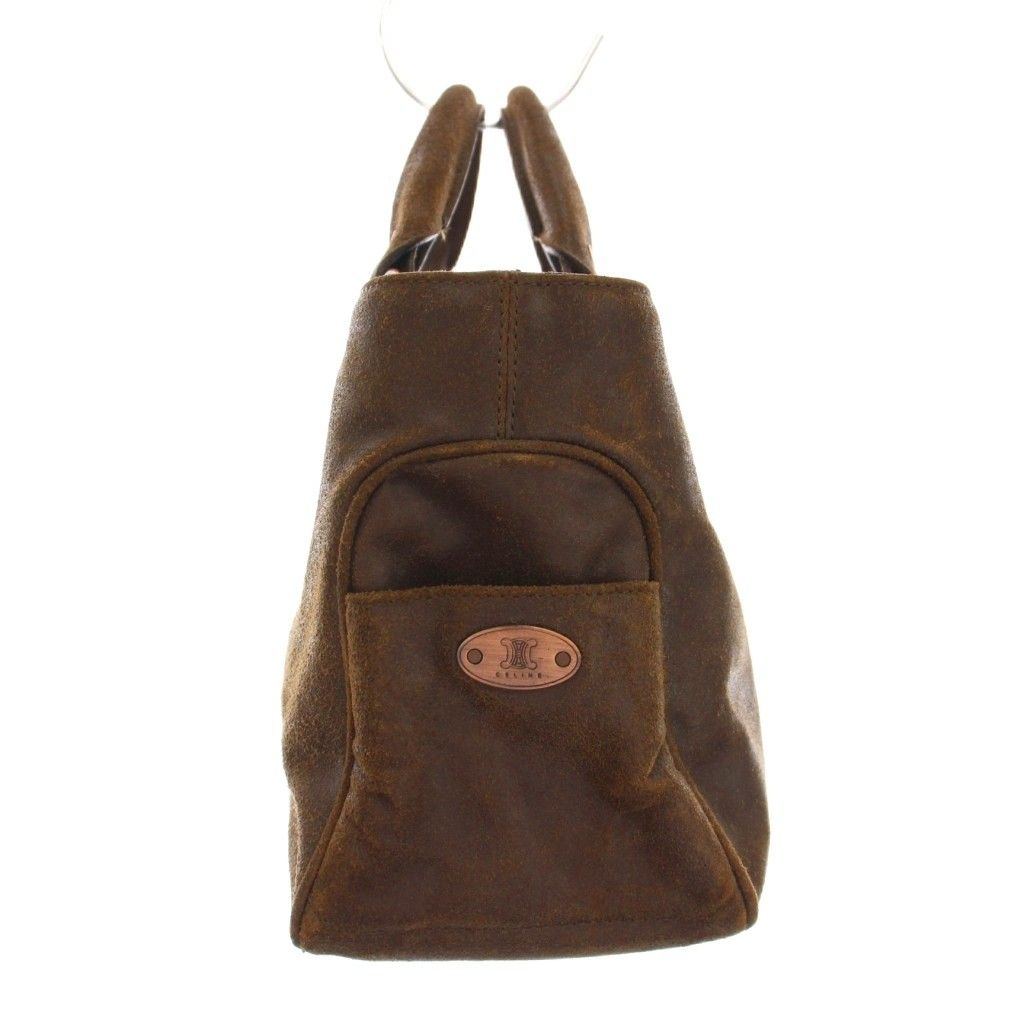 セリーヌ CELINE ブギーバッグ ハンドバッグ スエード ブラウン CE00