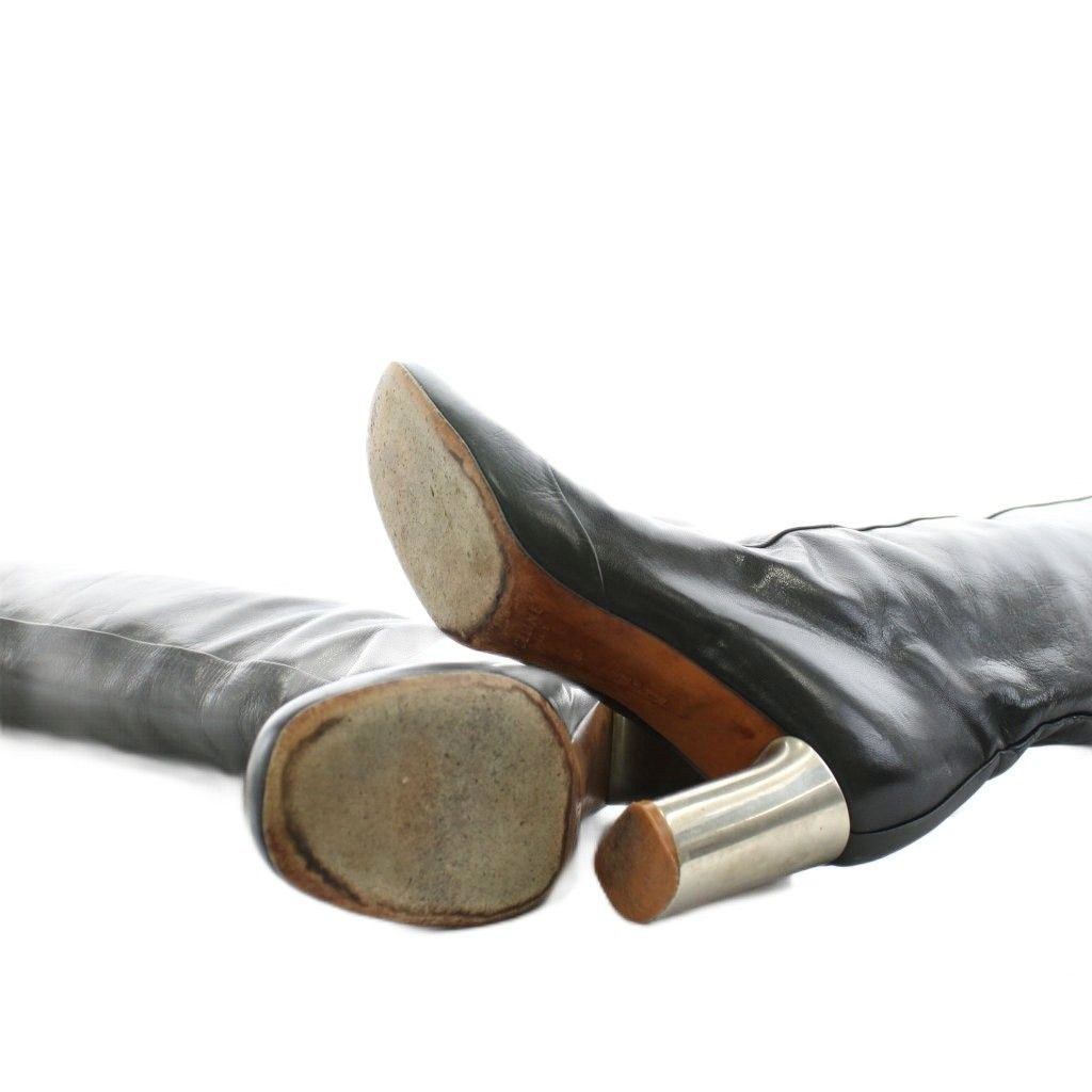 未使用 CELINE セリーヌ フィービー期 バンバン ブーツ ラムスキンレザー CELINE - セリーヌ CELINE ブーツ BAMBAM バンバン ショートブーツ