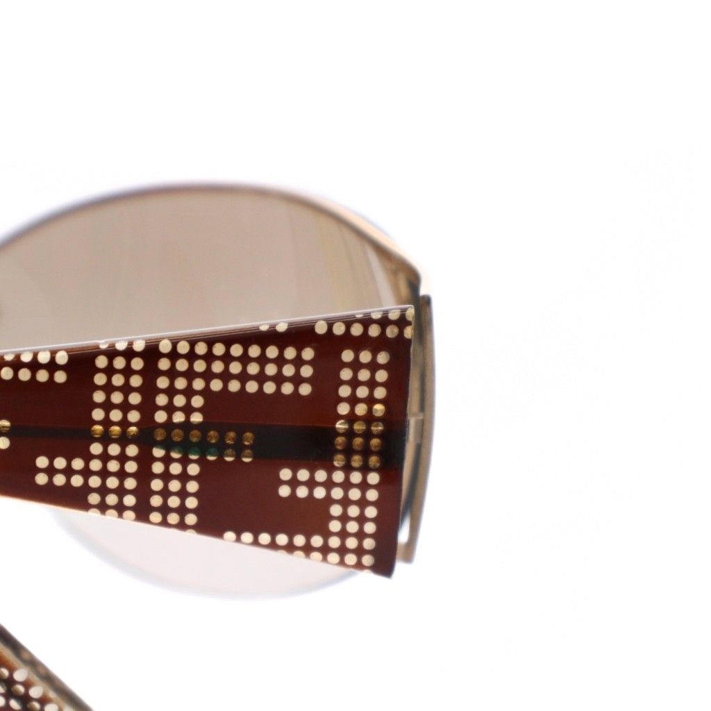 フェンディ FENDI ズッカ柄 ロゴ サングラス 65□11 ブラウン FS483