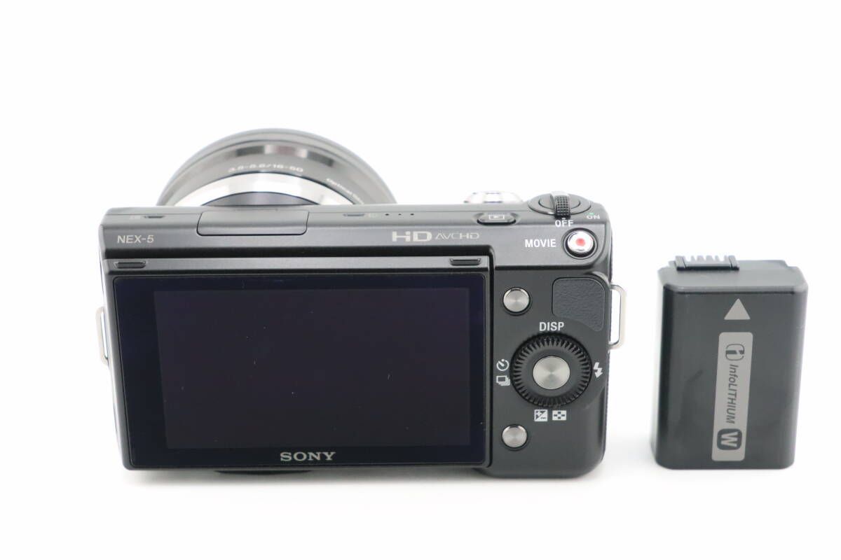 【美品】ソニー SONY NEX-5R SELP1650 ショット数242回 SONY NEX−5R NEX-5R(B) SELP1650付き 美品】ソニー SONY NEX-5R SELP1650