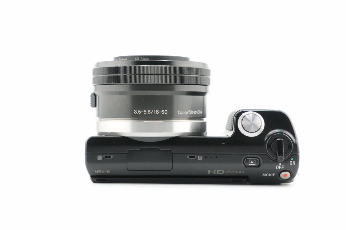 【美品】ソニー SONY NEX-5R SELP1650 ショット数242回 SONY NEX−5R NEX-5R(B) SELP1650付き 美品】ソニー SONY NEX-5R SELP1650