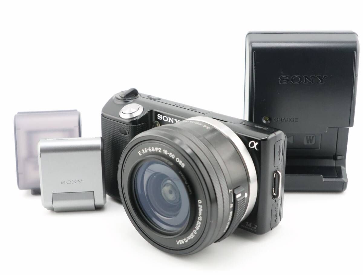 【美品】ソニー SONY NEX-5R SELP1650 ショット数242回 SONY NEX−5R NEX-5R(B) SELP1650付き 美品】ソニー SONY NEX-5R SELP1650