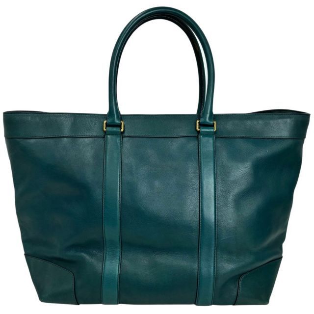 バッグ COACH 70487 Vintage Blue Leather Tote COACH レザー トートバッグ 70487 グリーン コーチ 【102061676006