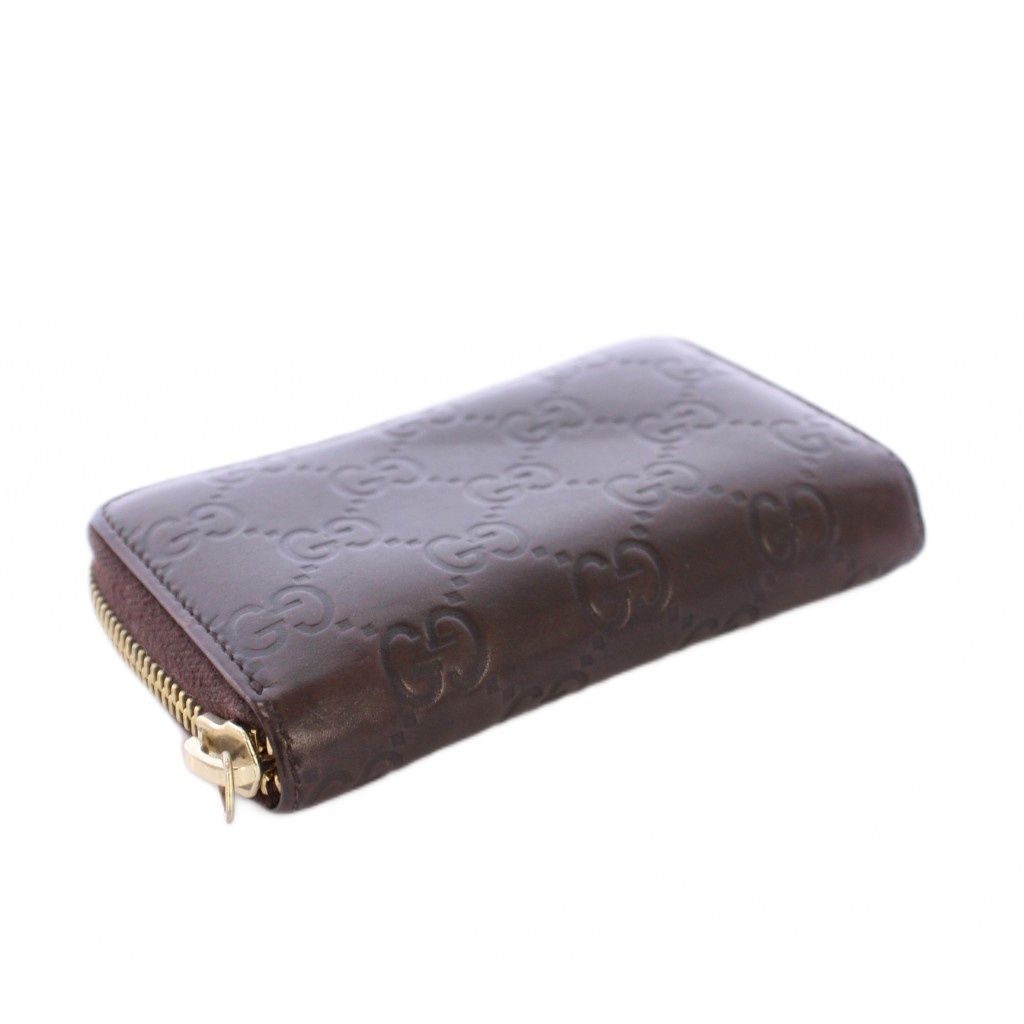 グッチ GUCCI グッチシマ 小銭入れ コインケース コンパクト ラウンド