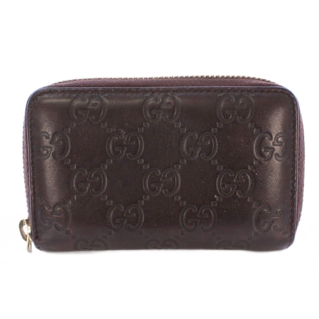 グッチ GUCCI グッチシマ 小銭入れ コインケース コンパクト ラウンド