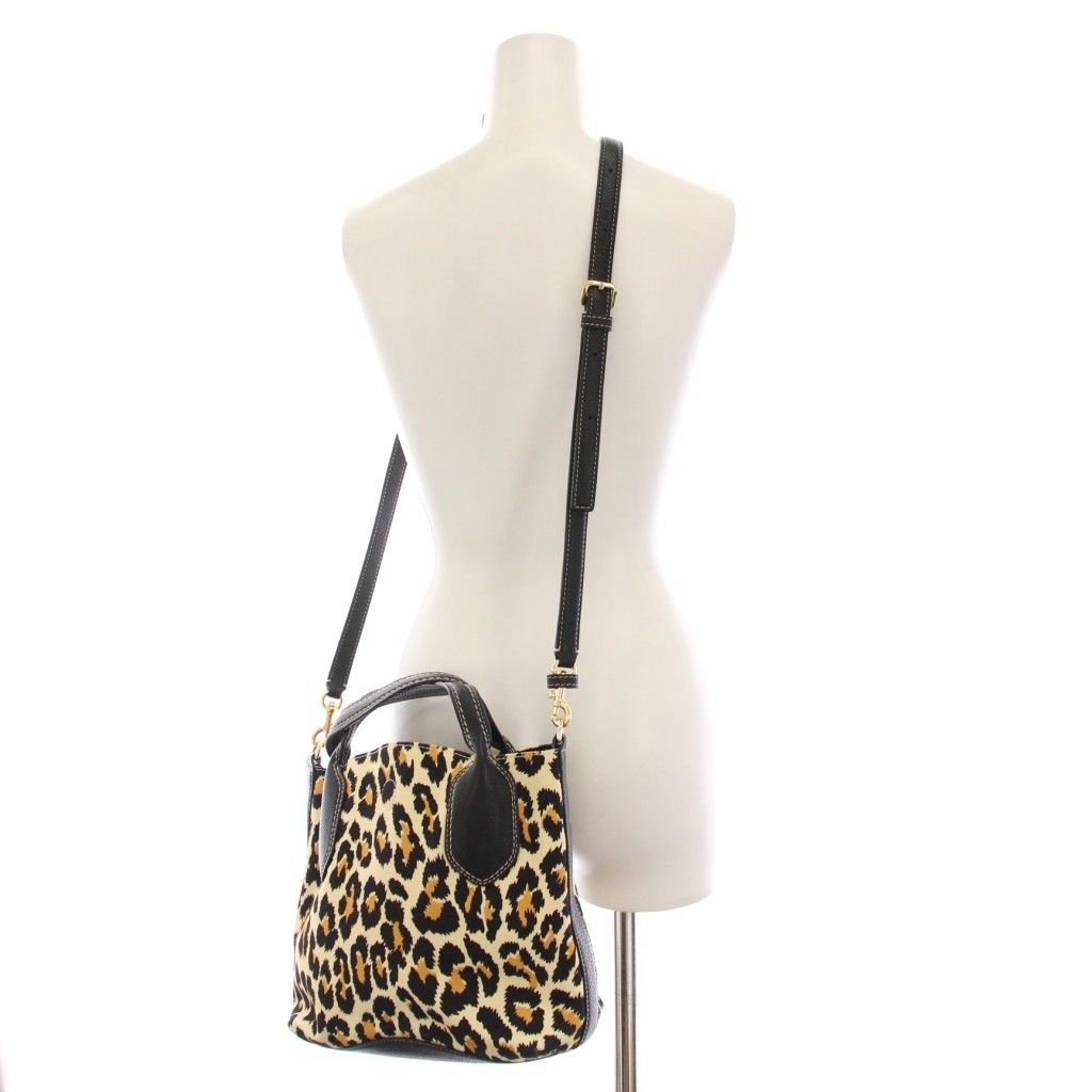 MARC JACOBS / ショルダーバッグ/キャンバス/CML/レオパード// マークジェイコブス MARC JACOBS トートバッグ ショルダーバッグ 2WAY
