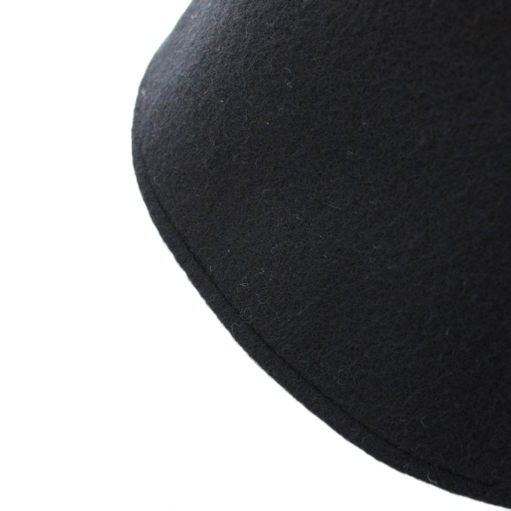 アシーナ ニューヨーク Athena New York ハット 帽子 リボン ウール 黒