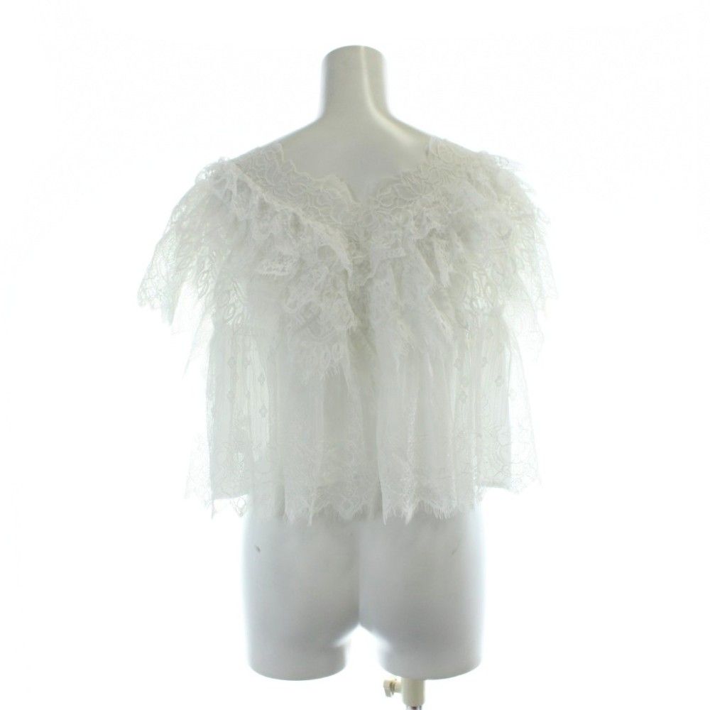 フレイアイディー FRAY I.D 25SS レースギャザーショートブラウス