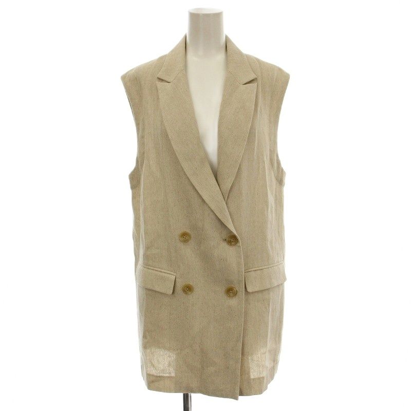 ガリャルダガランテ GALLARDAGALANTE 24SS リネンダブルベスト