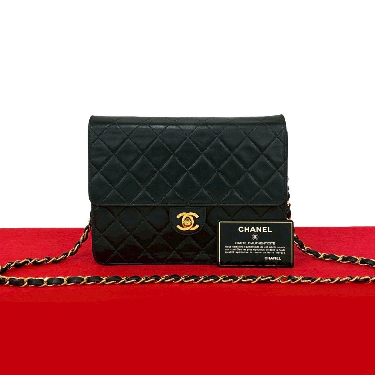 極 美品 カード シール有 6番台 CHANEL シャネル ミニマトラッセ ココ