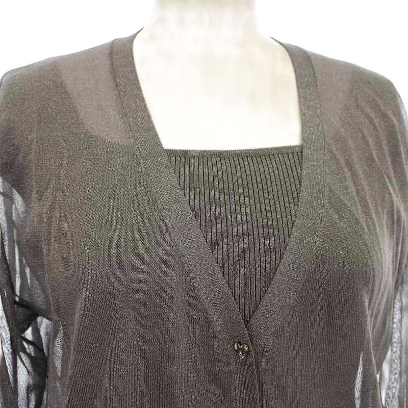 アプワイザーリッシェ Apuweiser-riche 25SS ハート釦シアー