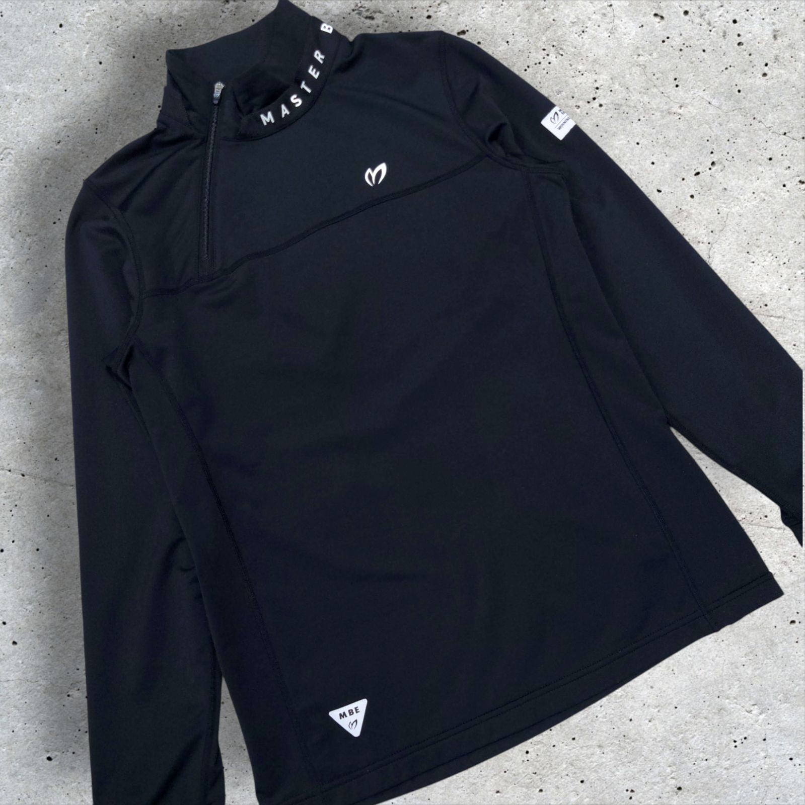 極美品 MASTER BUNNY EDITION ハーフジップ モックネック ロング