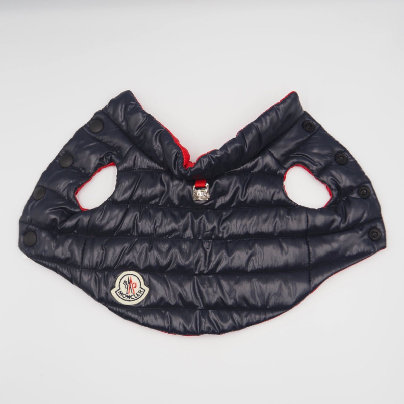 MONCLER ドッグベスト ナイロン ウール フェザー モンクレール 名前タグセット 犬服 