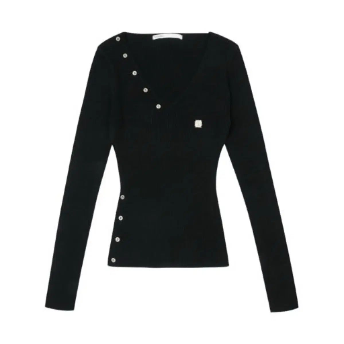 BOHEMSEO ボヘミアンソウル 長袖 BOHEMSEO ボヘミアンソウル ボタン スリット ニット ブラック - メルカリ