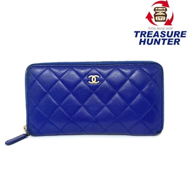 CHANEL(シャネル) マトラッセ ラウンドファスナー長財布 A50097