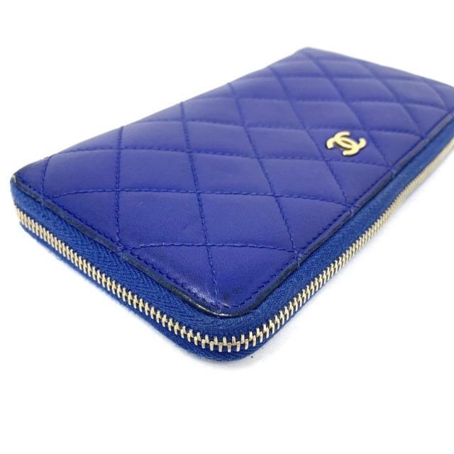 CHANEL(シャネル) マトラッセ ラウンドファスナー長財布 A50097