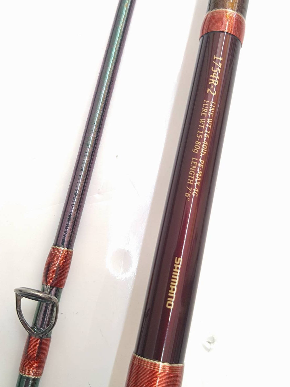 ワールドシャウラ　琵琶湖カスタム？　1754R-2 ヘビキャロ 訳あり未使用品！】シマノ14ワールドシャウラ レッドタイプ 1754R-2