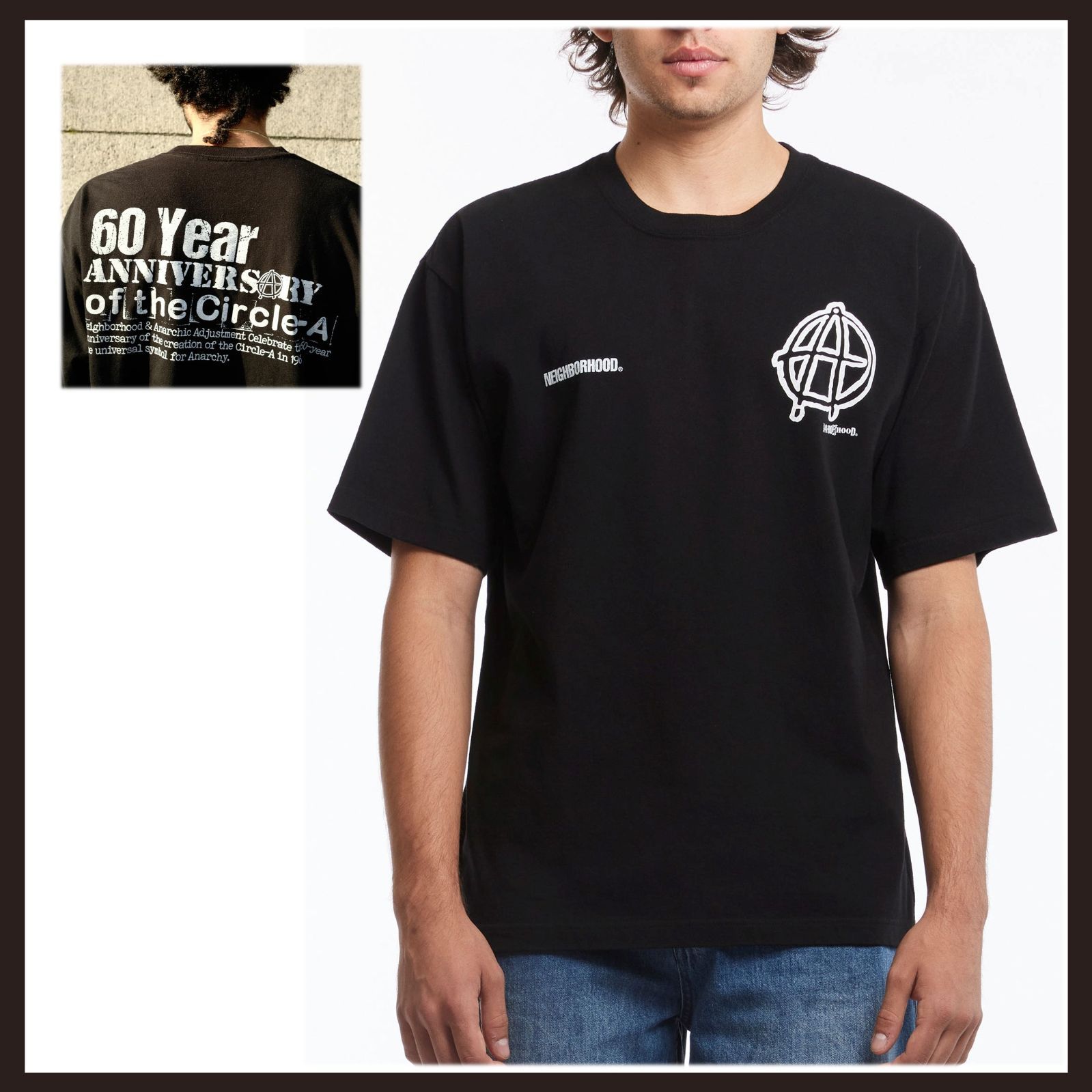 新品 未使用 アナーキックアジャストメント × ネイバーフッドコラボ T