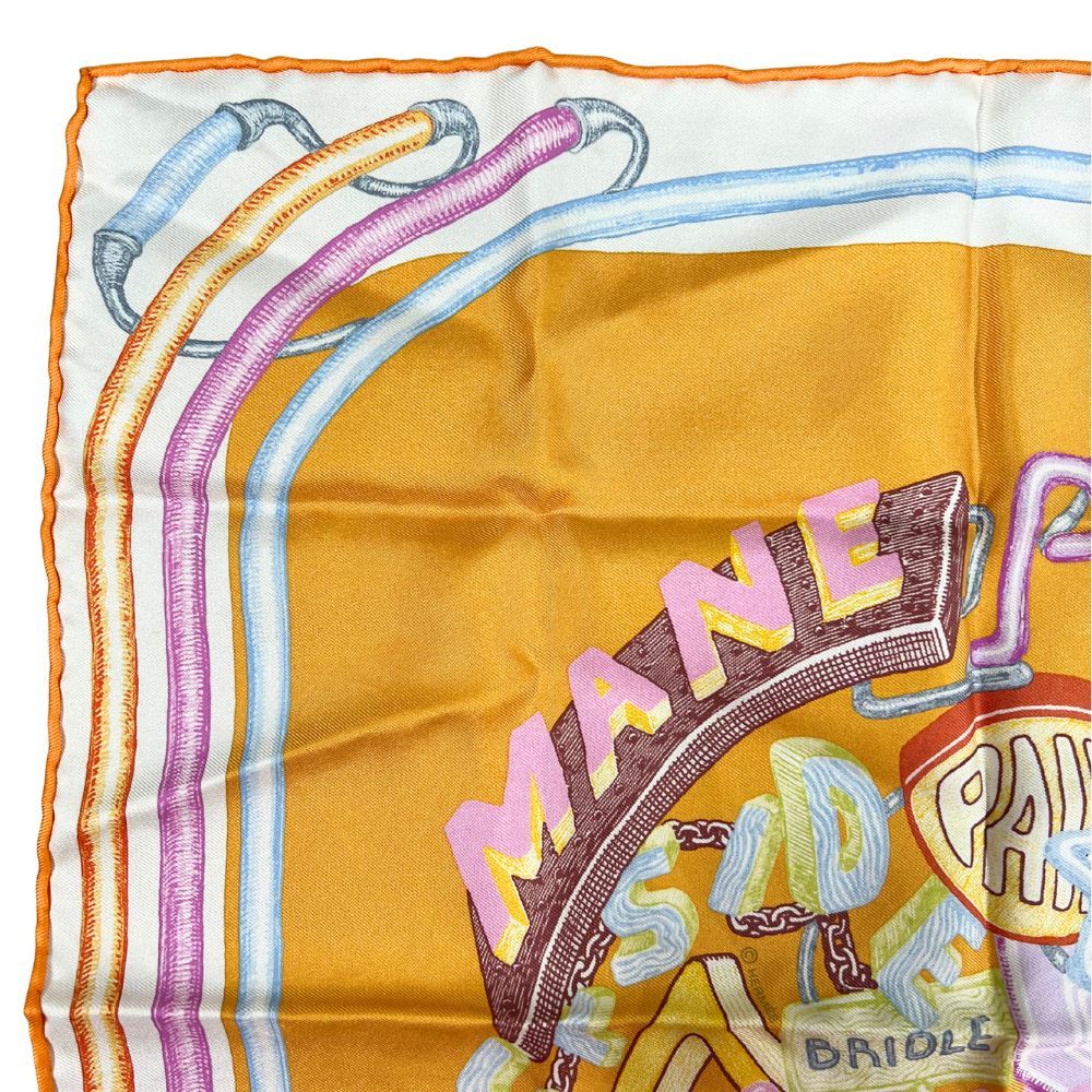 エルメス　23SS新作　人気　Chevaloscope サイズ38 新品未使用 HERMES エルメス 23SS シルク スカーフ カレ45 Chevaloscope Neon