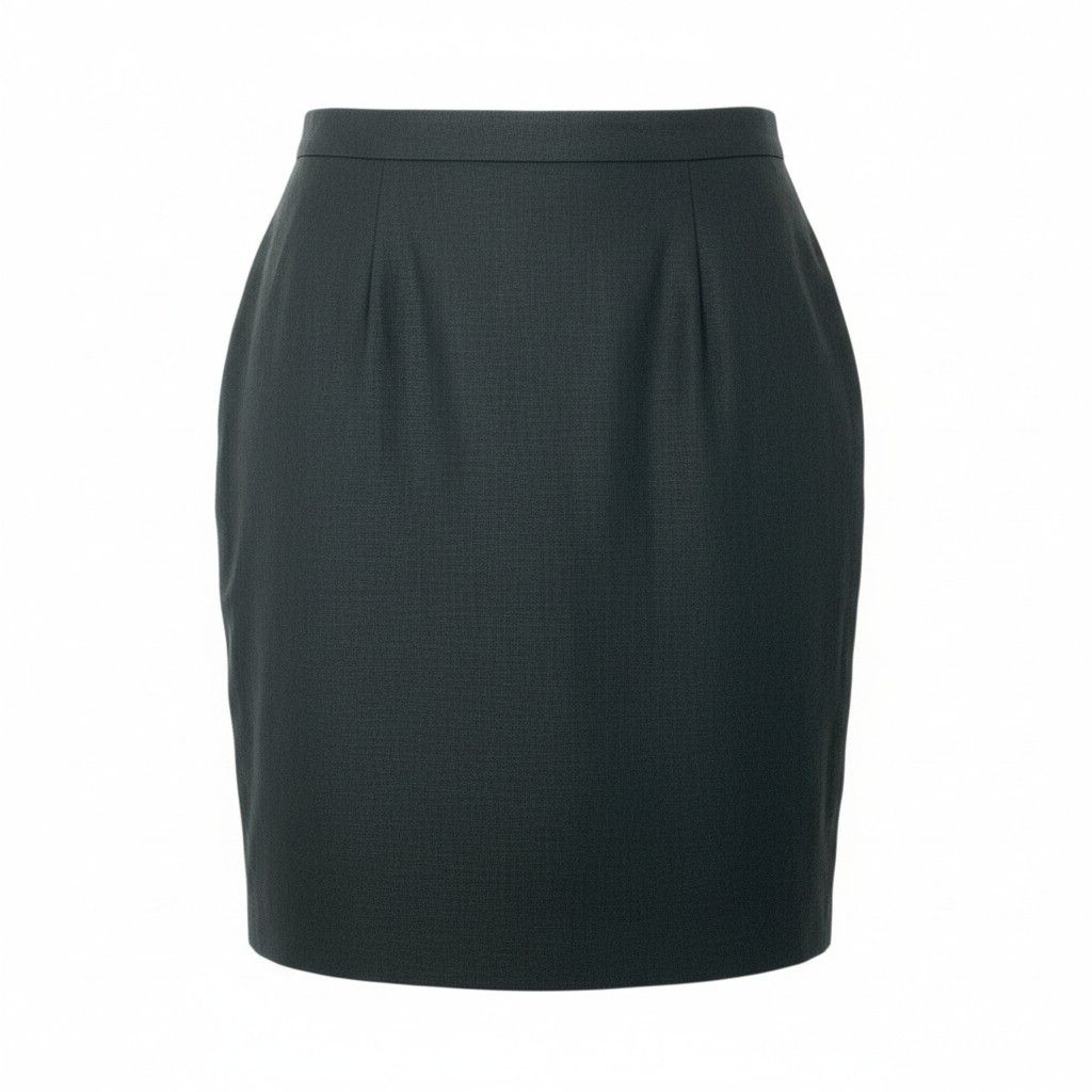 4k23 Hermès エルメス VINTAGE リネンスカート 膝丈スカート