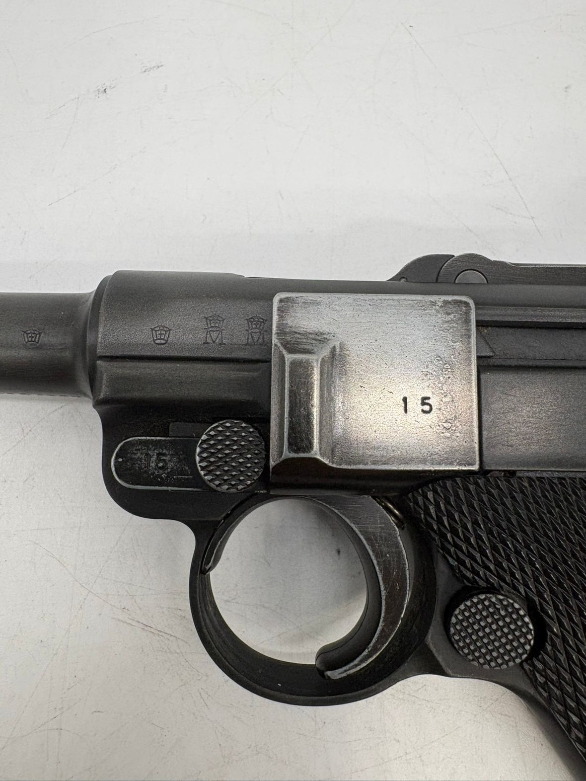 ♪0147 ジャンク タナカワークス LUGER P-08 Mat Metal 6inch ガスガン