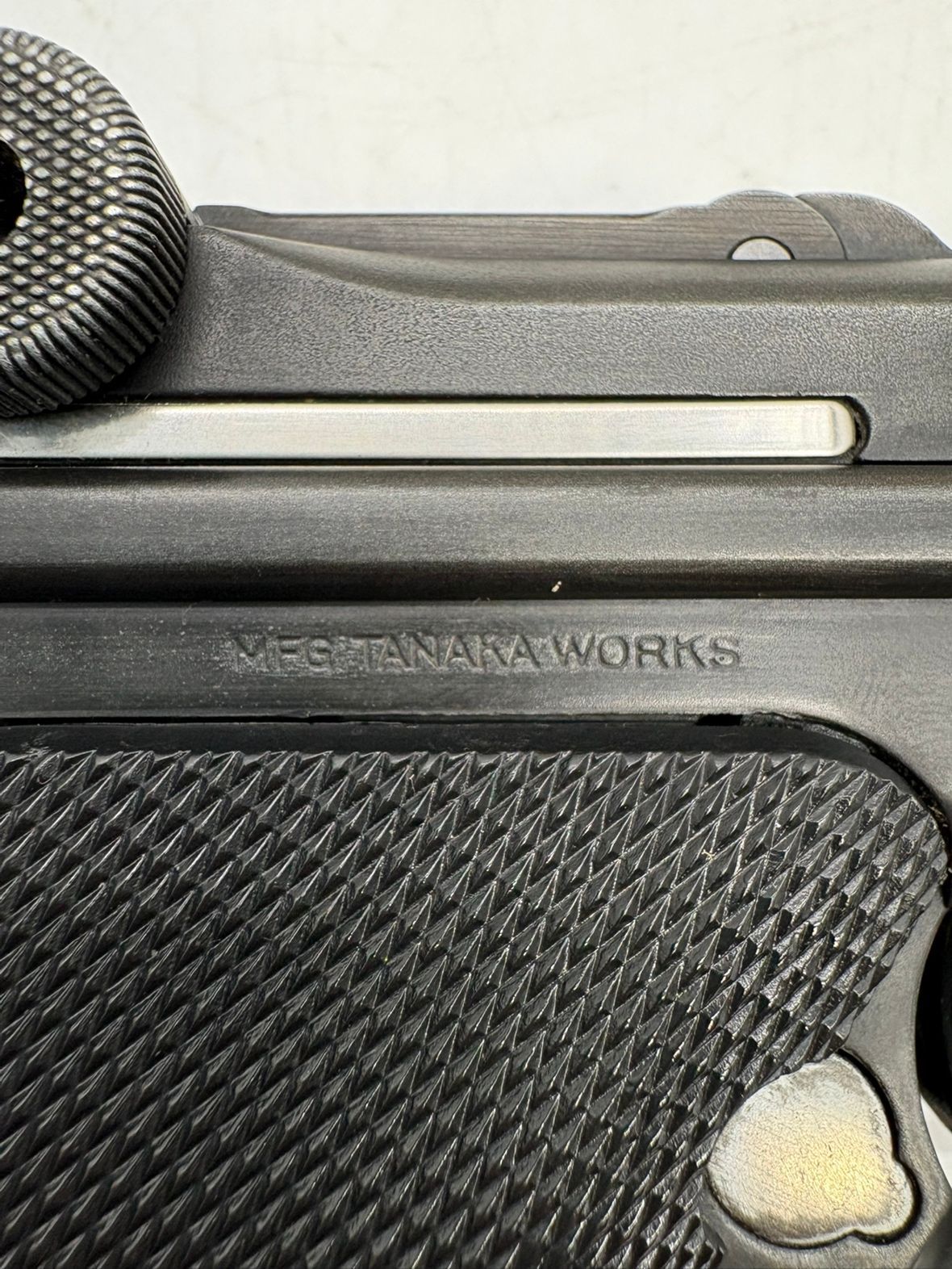 ♪0147 ジャンク タナカワークス LUGER P-08 Mat Metal 6inch ガスガン