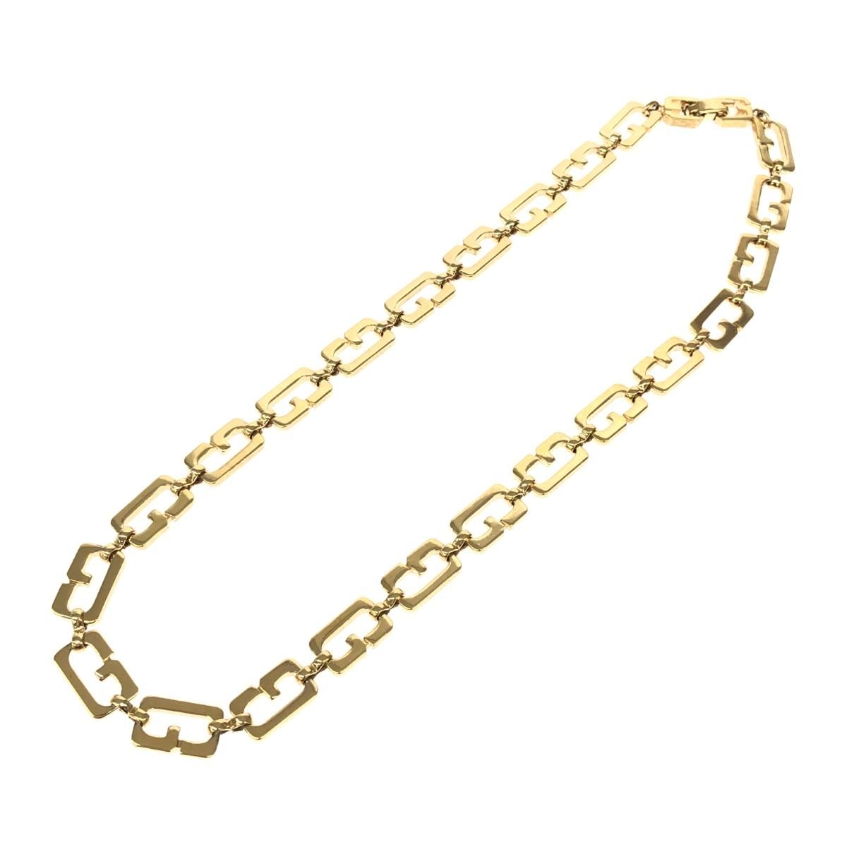 GIVENCHY ジバンシィ ネックレス Gロゴ/GP ヴィンテージ ゴールド