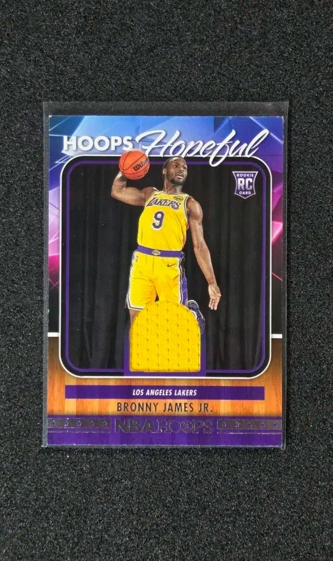 フープス ブロニー ジェームス ルーキー ジャージカード
