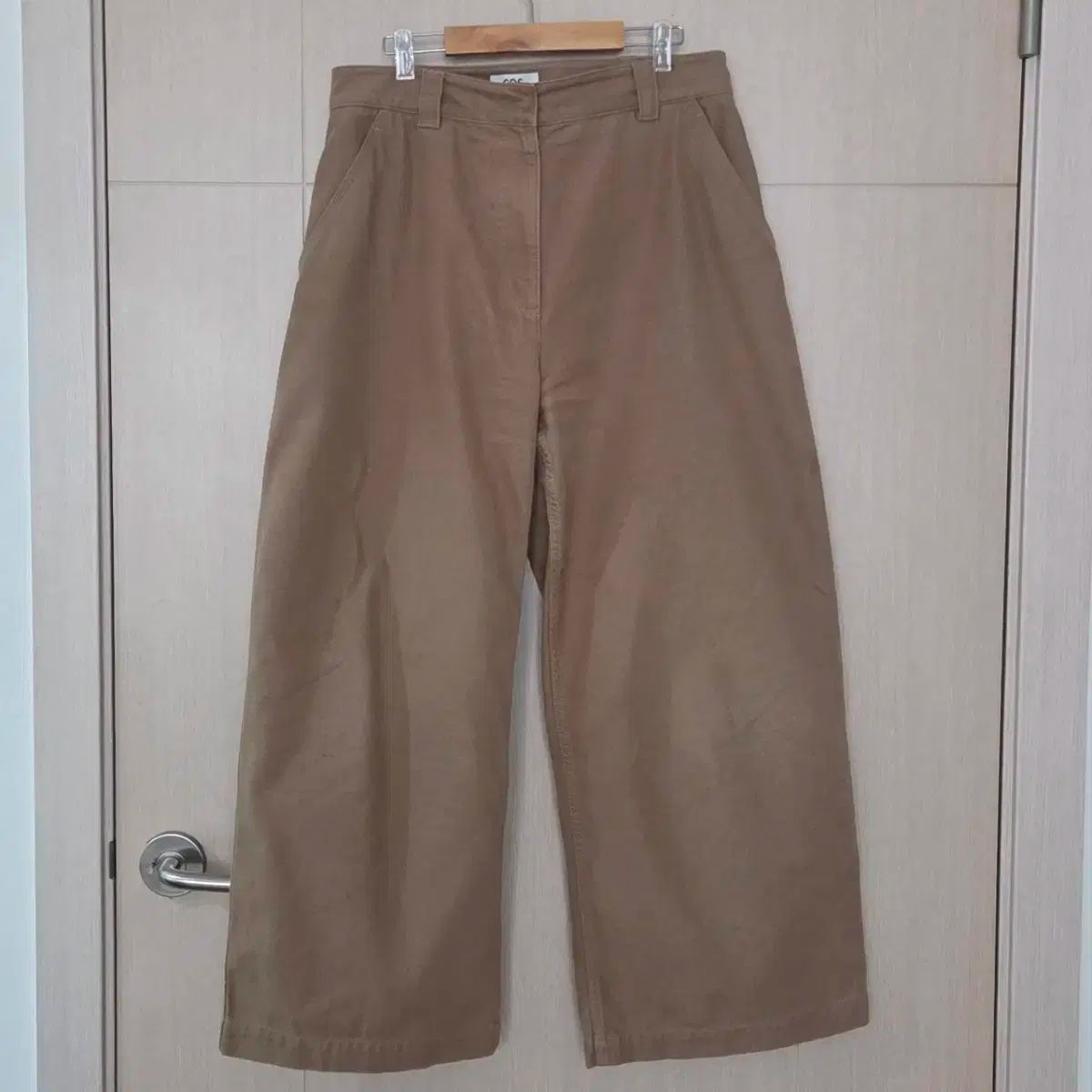 COS キャンバス ワイド パンツ 32