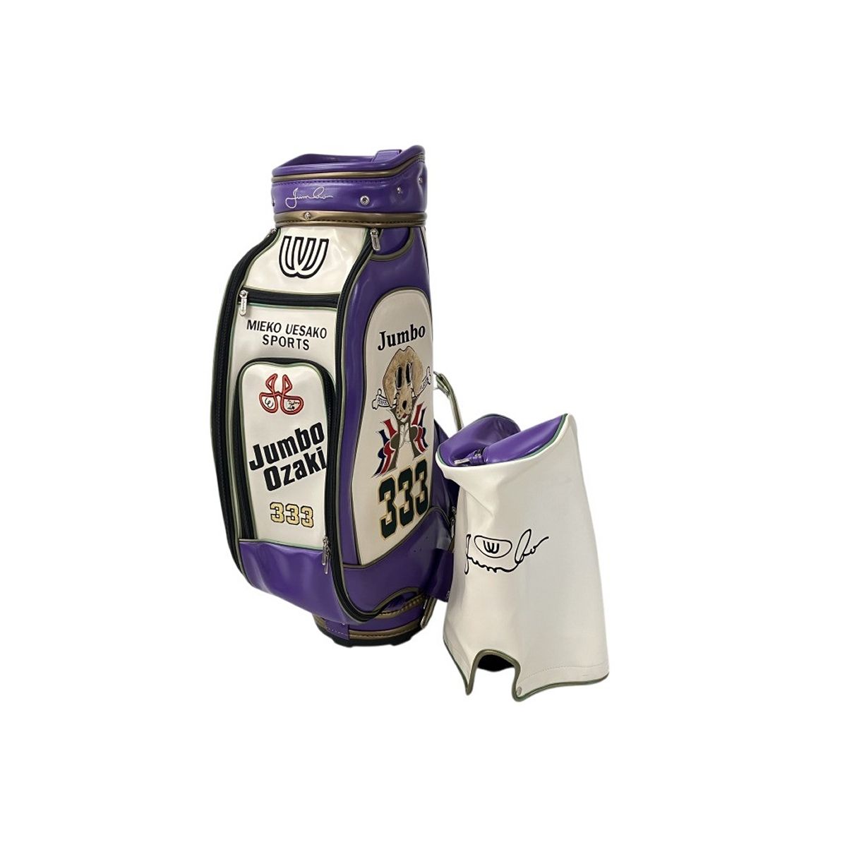 mIEKO UESAKO M.U SPORTS ジャンボ尾崎プロ コラボ キャディバッグ 9.5