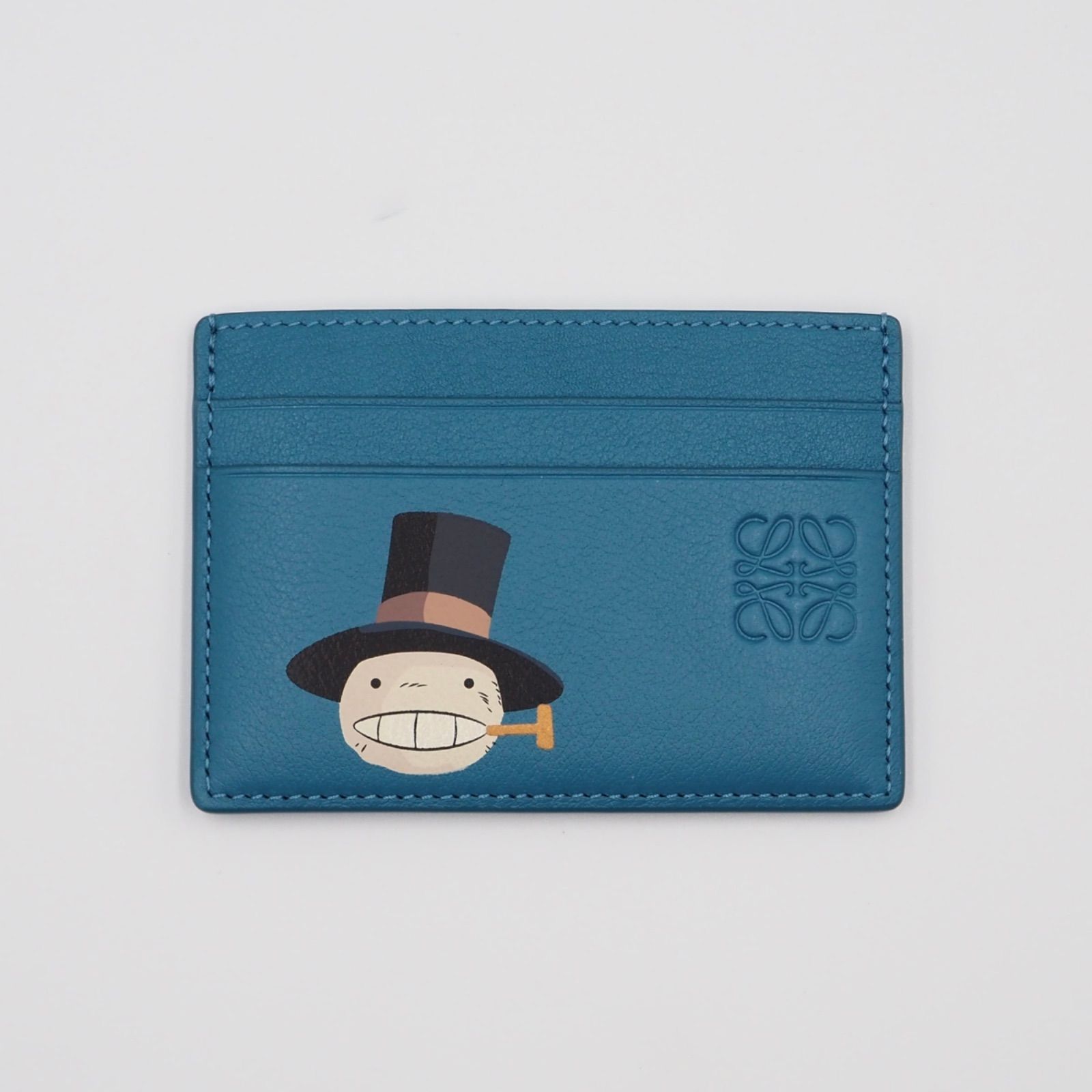 LOEWE カードケース ハウルの動く城 カブ レザー ブルー ロエベ - メルカリ