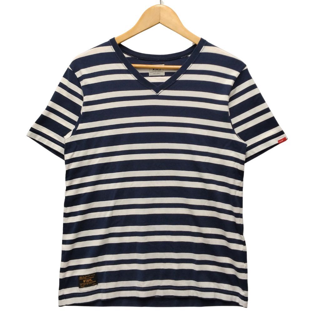 WTAPS ダブルタップス 15SS VASQUE S/S-V TEE COTTON ボーダー 半袖T