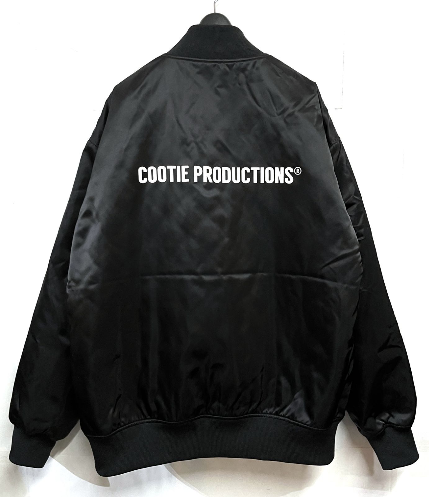 COOTIE PRODUCTIONS クーティー Nylon Satin Stadium Jacket ナイロンサテン 中綿入り スタジャン