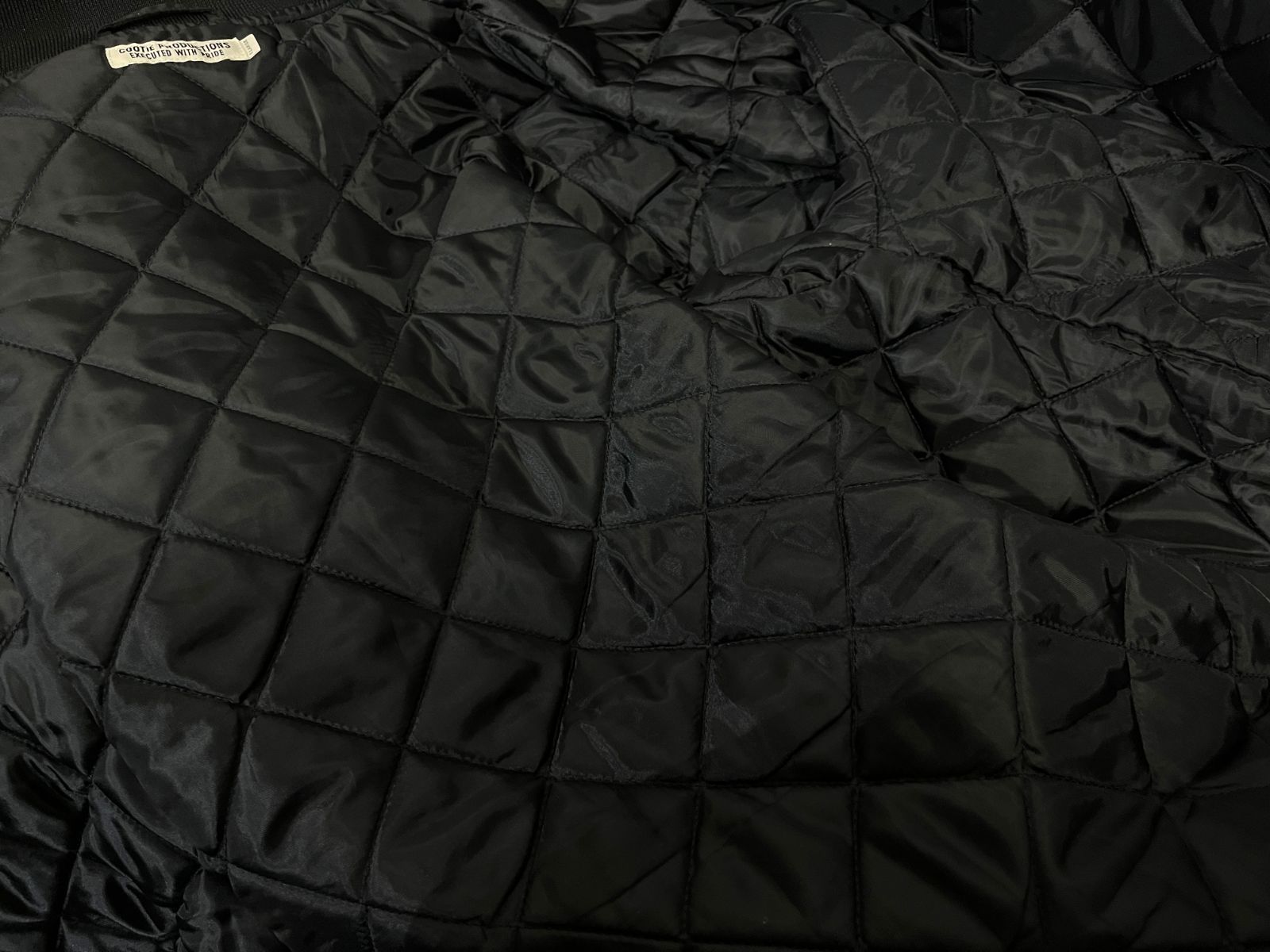  COOTIE PRODUCTIONS ｜クーティー Nylon Satin Stadium Jacket ナイロンサテン 中綿入り スタジャン スタジャン ジャケット アウター