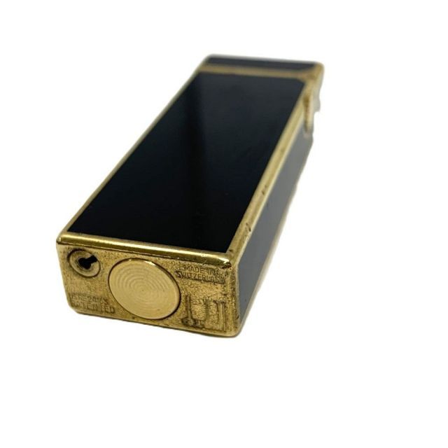 Y*A様 Dunhill ダンヒル ガスライター ブラック×ゴールド ローラー式 dunhill(ダンヒル) ローラー式 ガスライター ショップ ゴールド