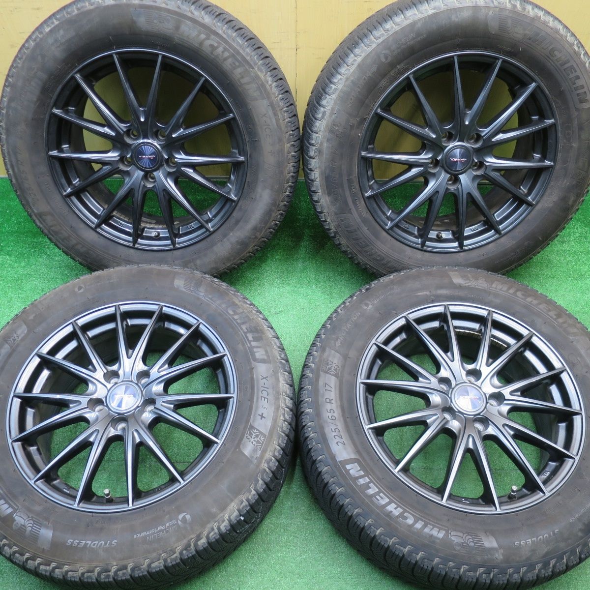 4本価格☆スタッドレス 225/65R17 ミシュラン X-ICE3+ VELVA SPORTZ