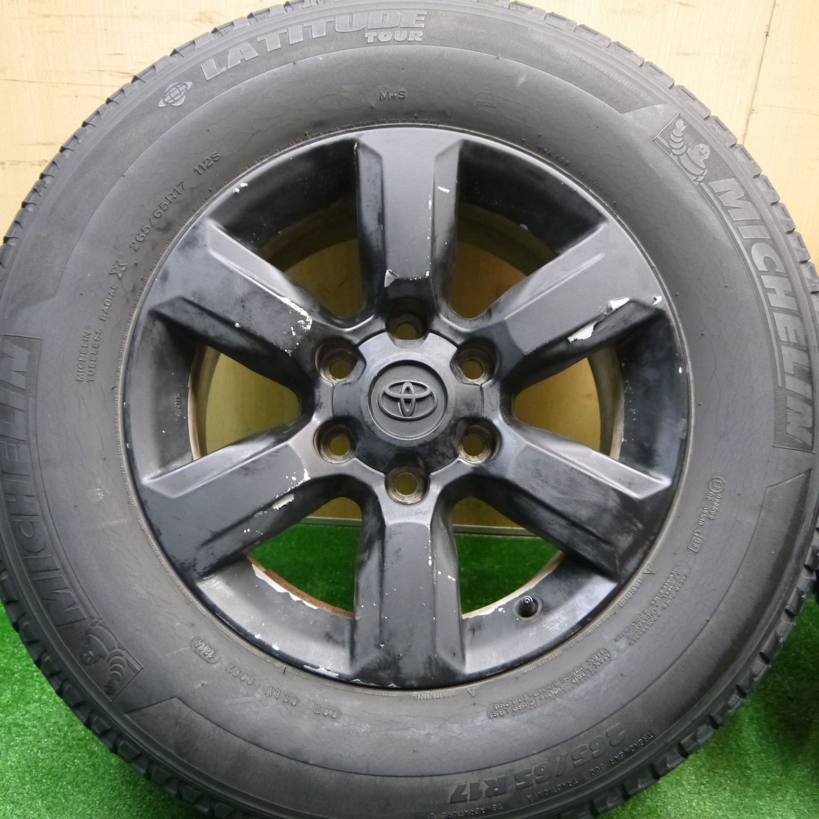 4本価格☆トヨタ 150系 ランクル プラド 純正 265/65R17 ミシュラン
