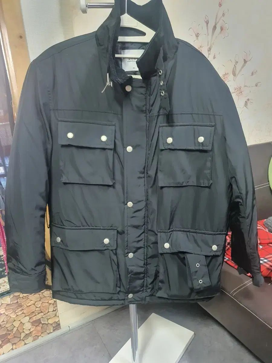 ROAR ブラック サファリ ダウン アウター ジャケット M ほぼ