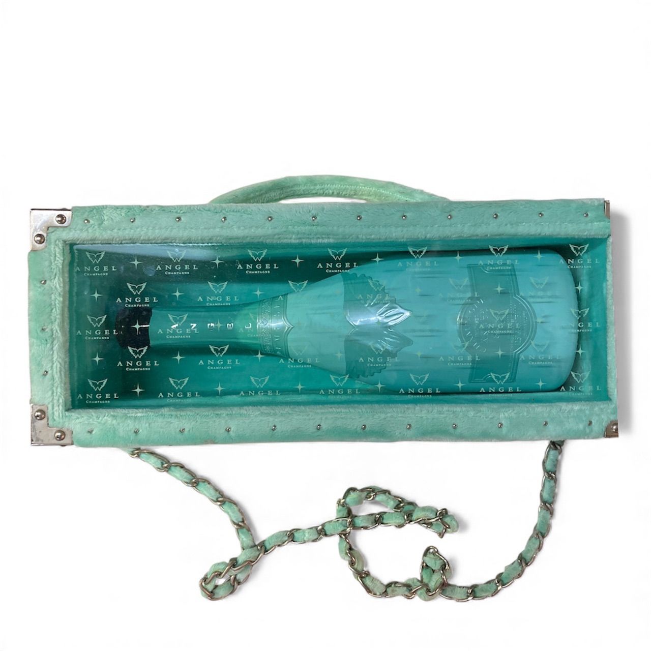 エンジェルシャンパン ドゥミセック エメラルド 空き瓶 空き箱