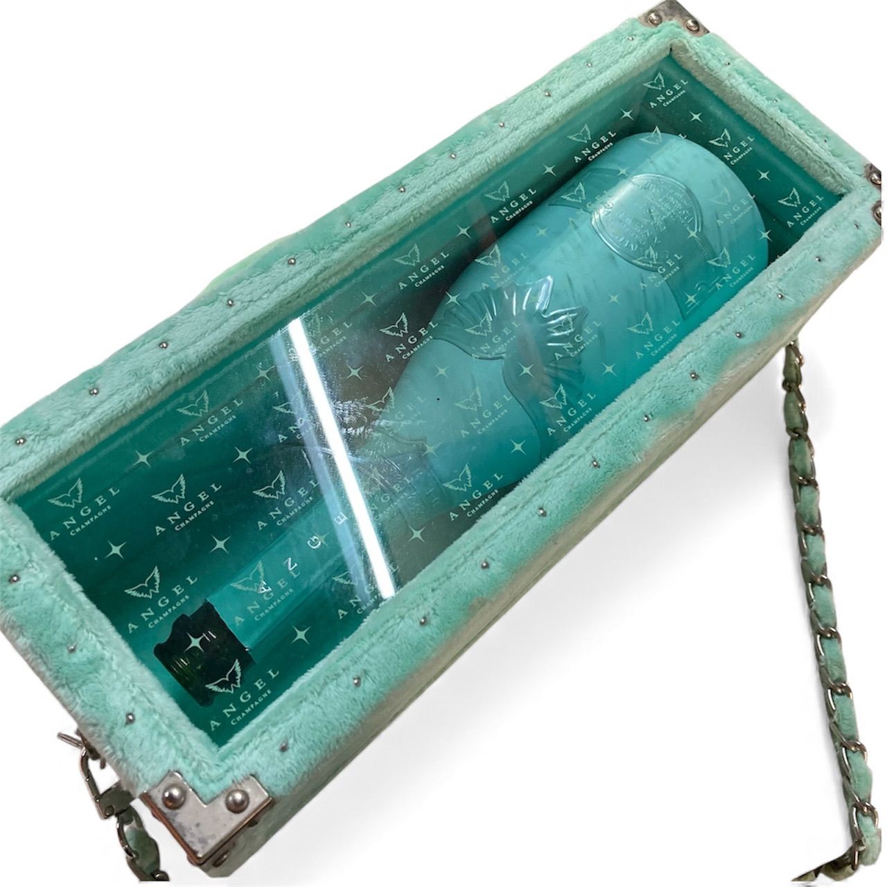 エンジェルシャンパン ドゥミセック エメラルド 空き瓶 空き箱