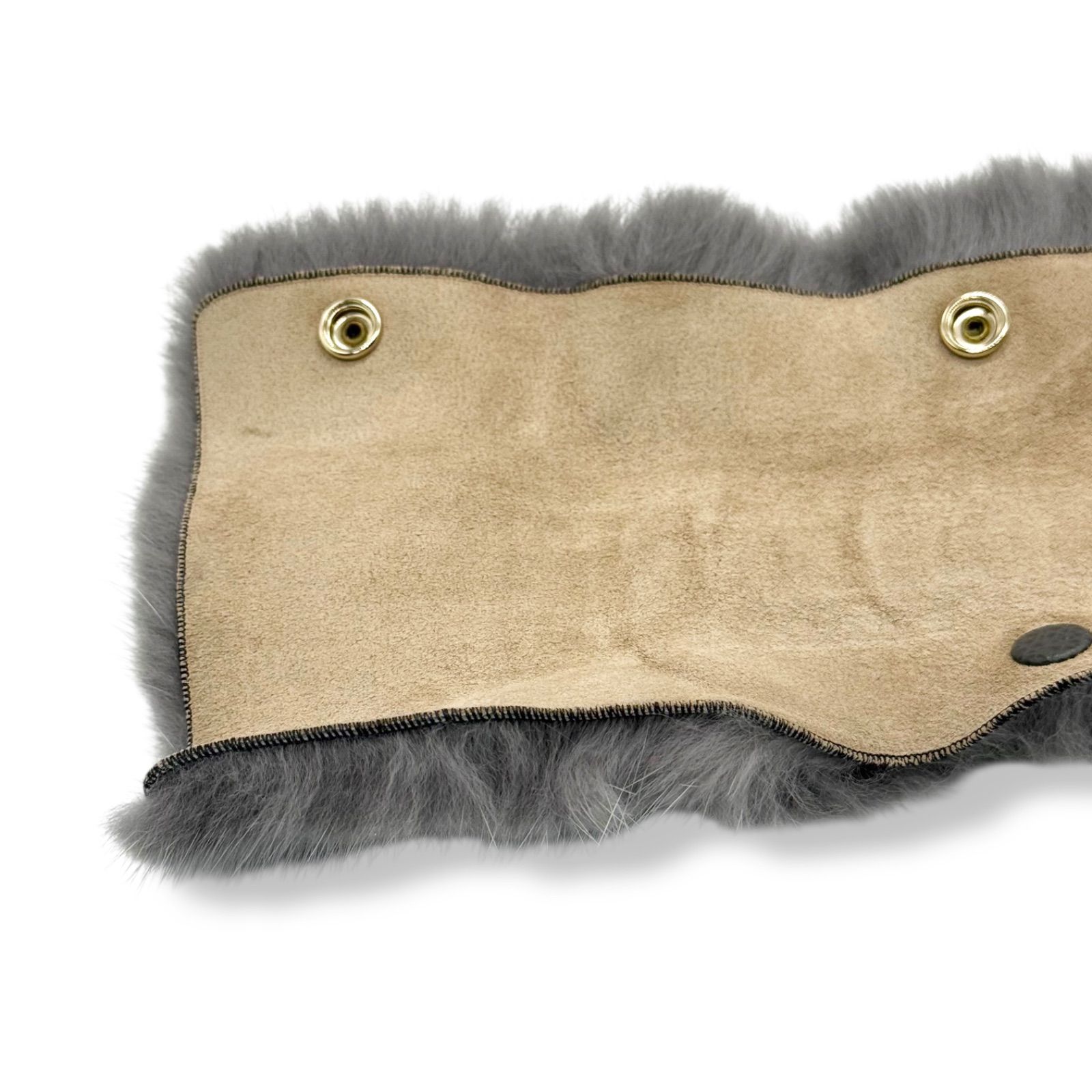 Valextra / ハンドルカバー ミンクファー グリーン イジィデ用 Valextra / ハンドルカバー ミンクファー グリーン イジィデ用