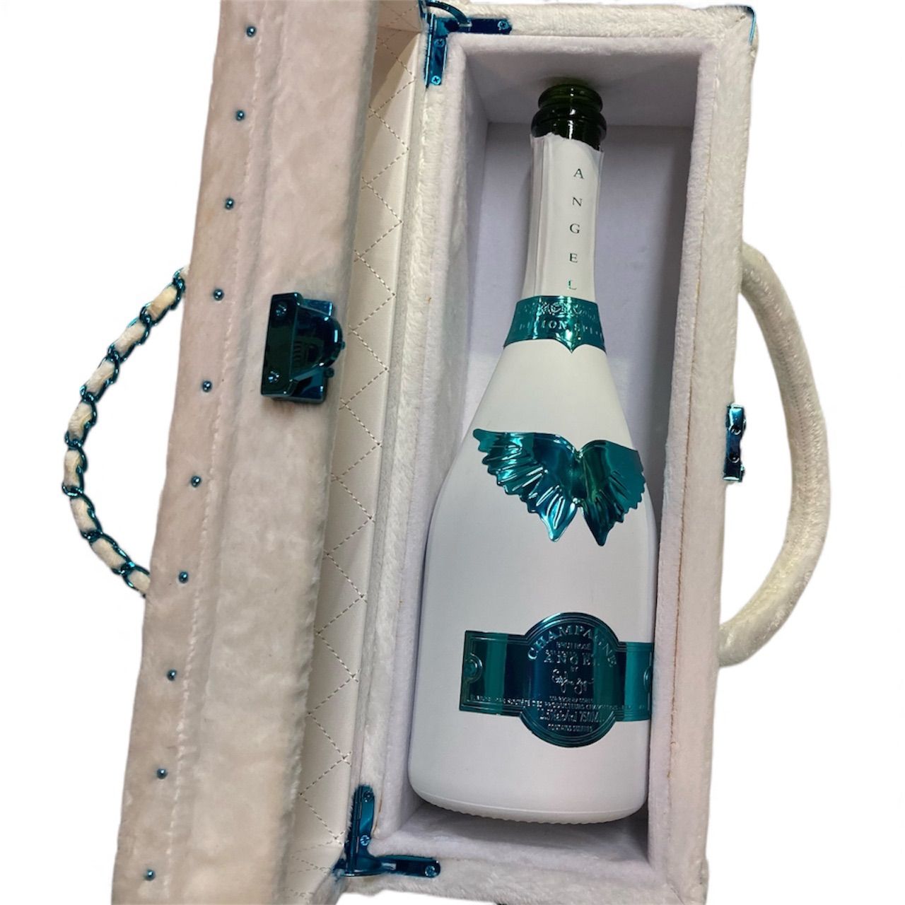 エンジェルシャンパン ホワイトデーエディション 空き箱 ファー 空き瓶