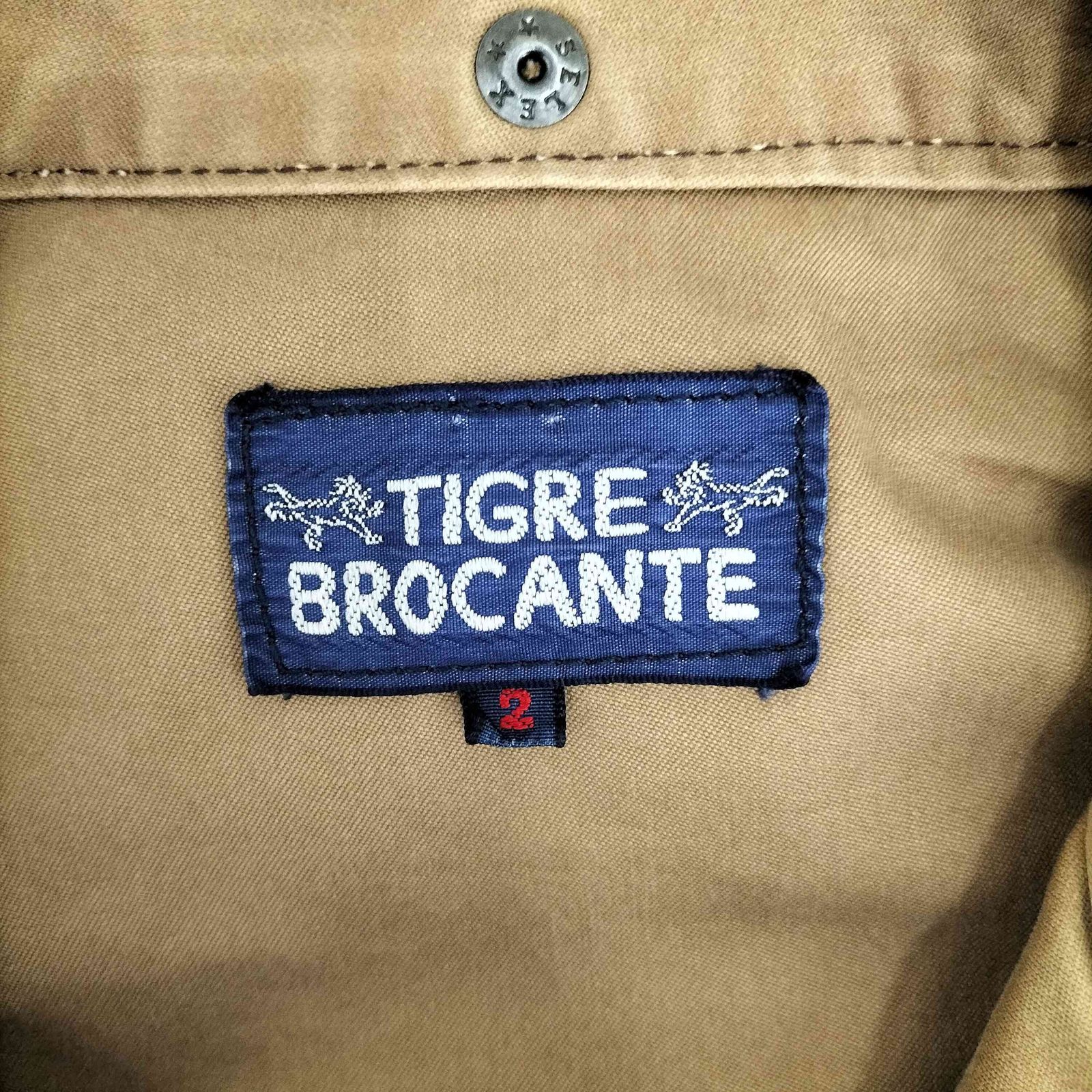 ティグルブロカンテ TIGRE BROCANTE ジップアップフーデッドジャケット 