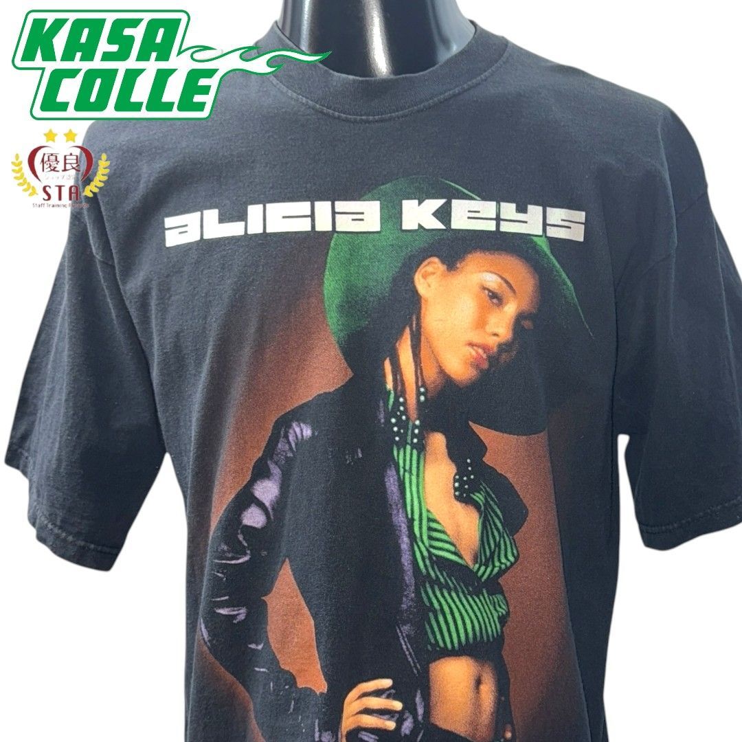 ALICIA KEYS】アリシア・キーズ 2002年ツアーTシャツ - メルカリ