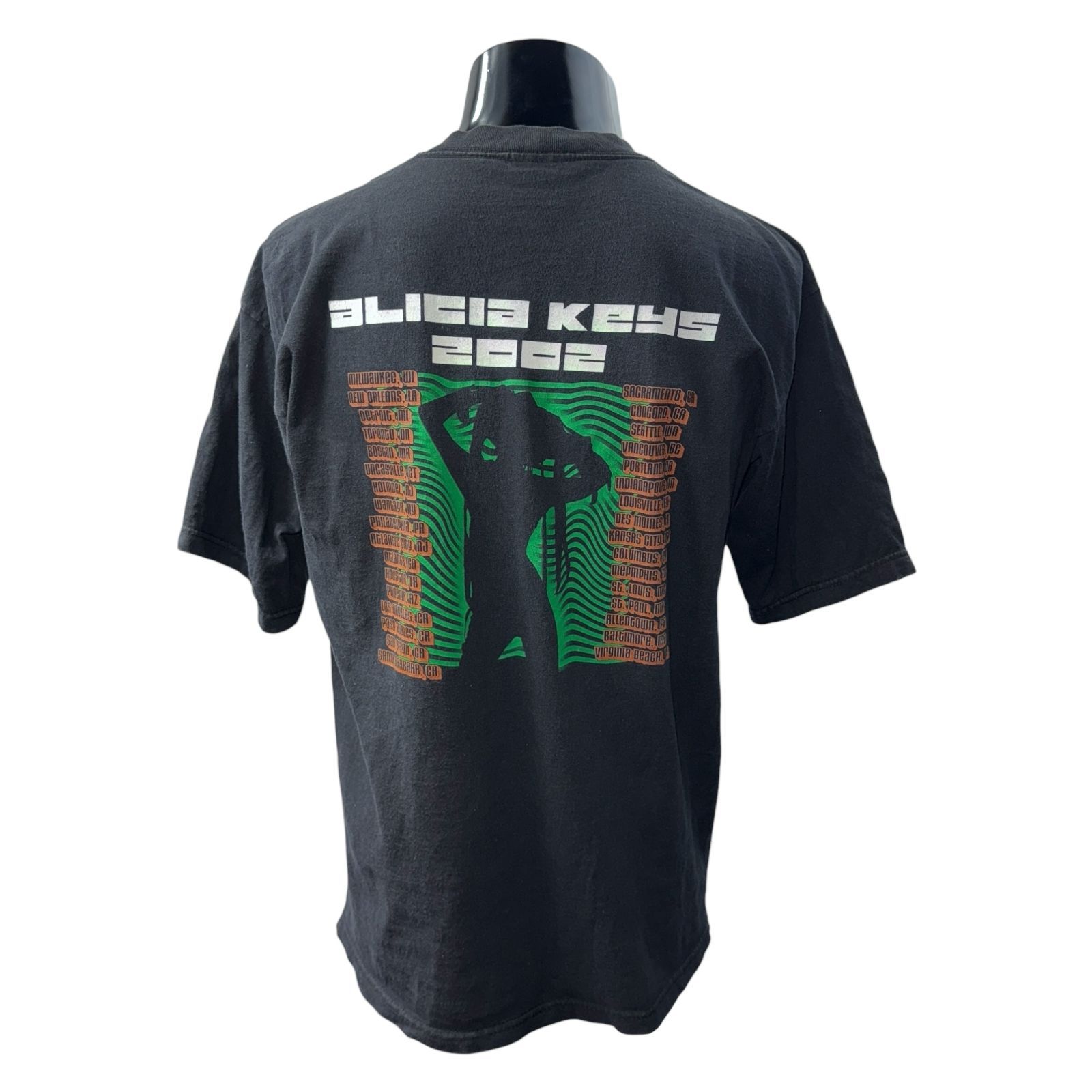 ALICIA KEYS】アリシア・キーズ 2002年ツアーTシャツ - メルカリ