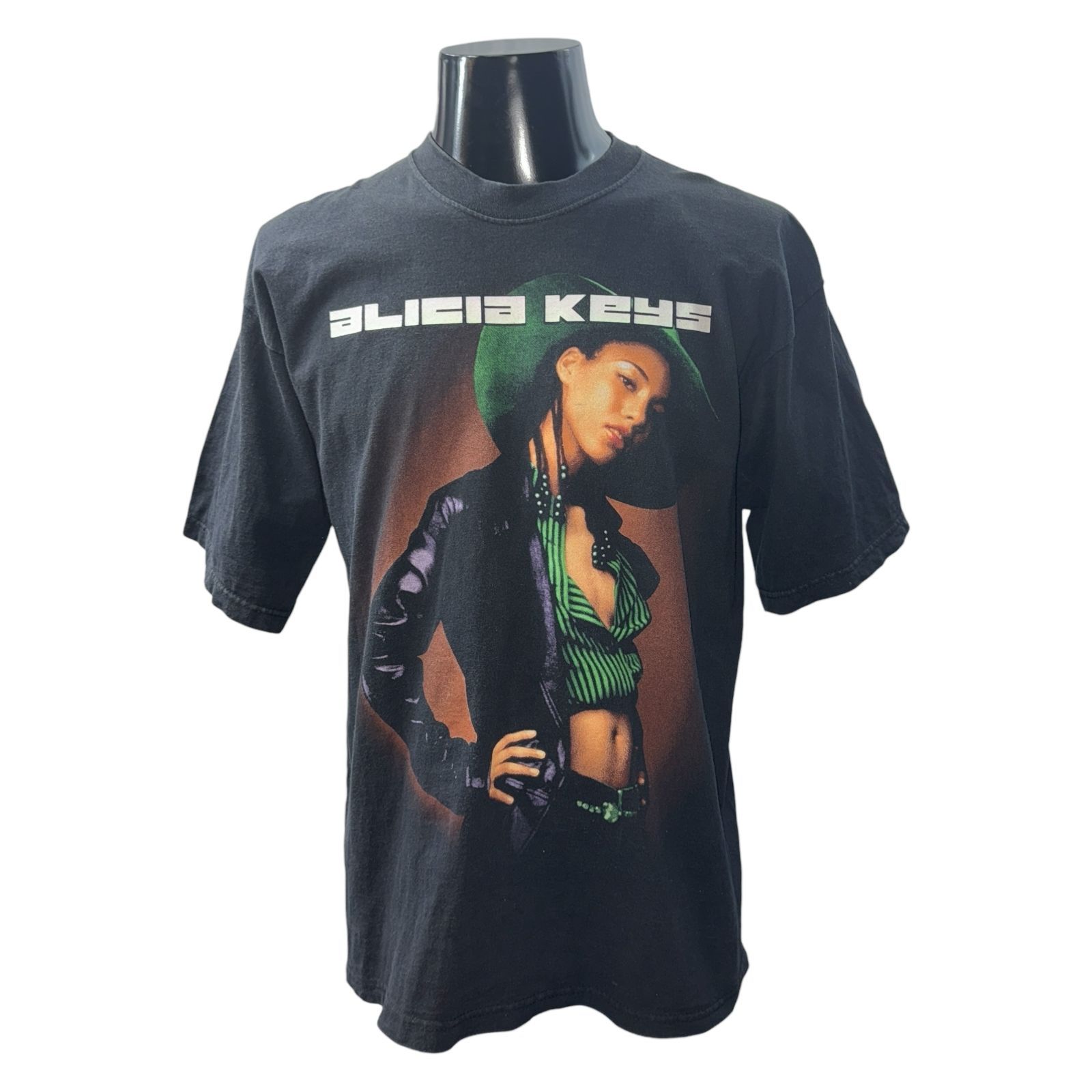 Alicia Keys アリシア・キーズ　アリシアキーズ　ロンT Tシャツ ALICIA KEYS】アリシア・キーズ 2002年ツアーTシャツ - メルカリ
