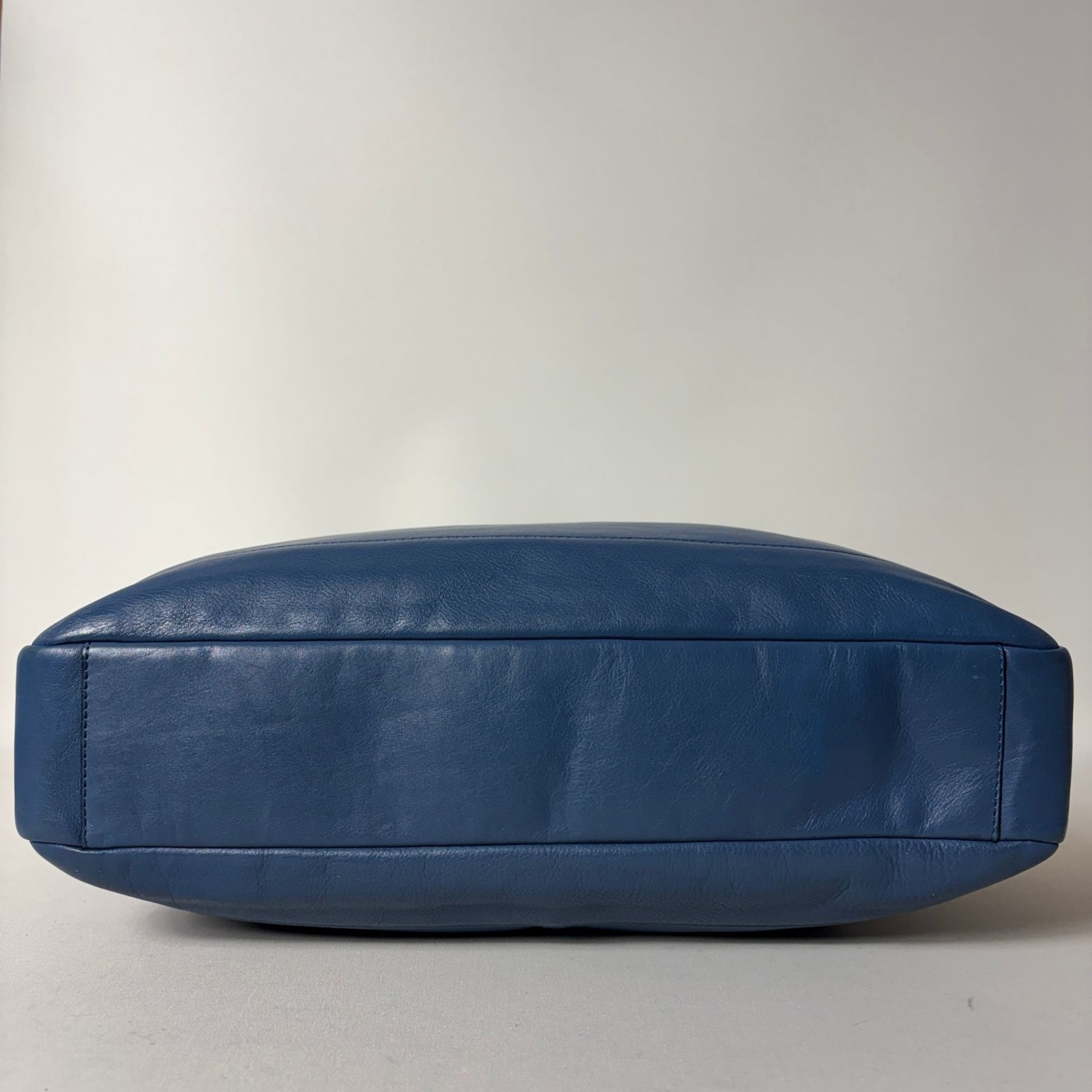 2509-369｜美品｜コーチ 2WAYビジネスバッグ レザー ブルー - メルカリ