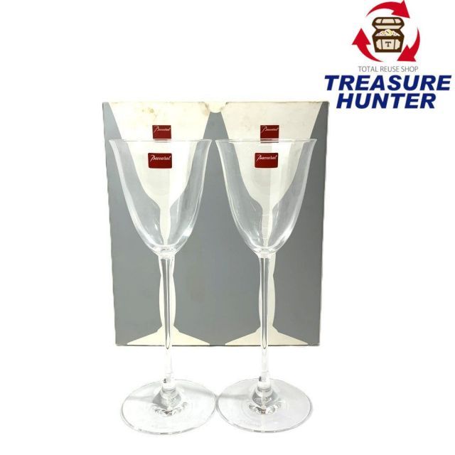 Baccarat (バカラ) フィラオ ペアワイングラス 箱付 未使用品 