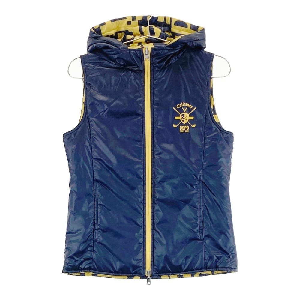 Callaway/キャロウェイ ゴルフ 中綿ベスト【ネイビー/Ｍ】新品！ サイズ：M CALLAWAY キャロウェイ リバーシブル 中綿 ジップベスト 総