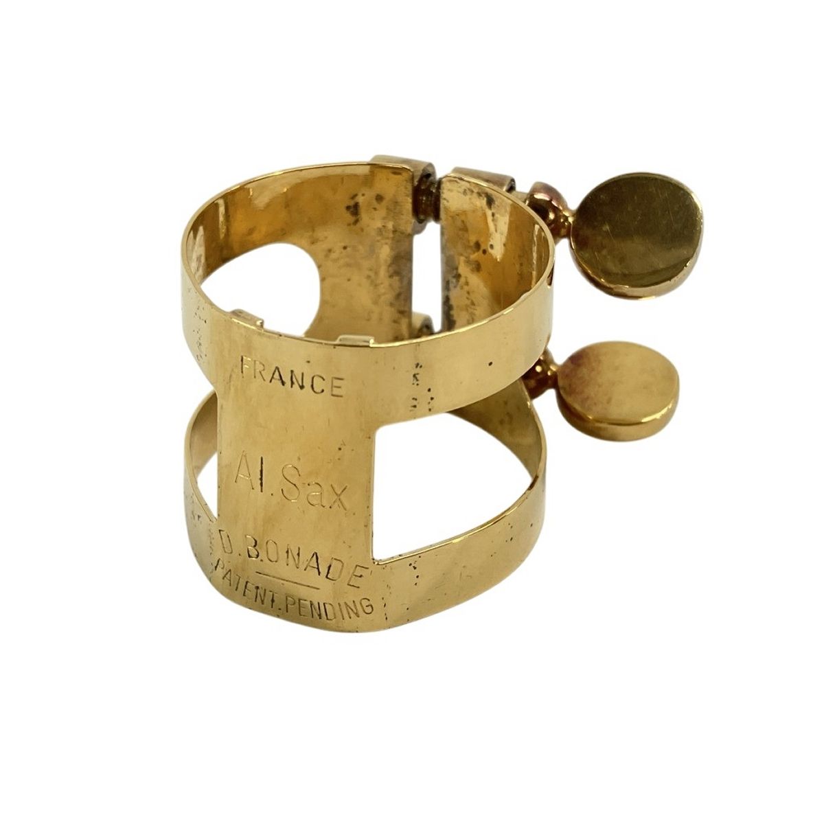 D.Bonade 2254UG GP リガチャー アルトサックス 逆締め 金メッキ仕上げ